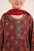 kids-clothes-mks-ea26-05-maroon by Maria B Kids - Designer Dress  - Type : KidsClothes - Available at Libasekhas UK - 100% Original 