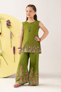 kids-clothes-mks-ea26-04-green by Maria B Kids - Designer Dress  - Type : KidsClothes - Available at Libasekhas UK - 100% Original 