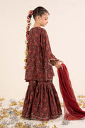 kids-clothes-mks-ea26-05-maroon by Maria B Kids - Designer Dress  - Type : KidsClothes - Available at Libasekhas UK - 100% Original 