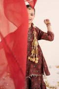kids-clothes-mks-ea26-05-maroon by Maria B Kids - Designer Dress  - Type : KidsClothes - Available at Libasekhas UK - 100% Original 