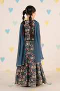 kids-clothes-mks-ea26-07-blue by Maria B Kids - Designer Dress  - Type : KidsClothes - Available at Libasekhas UK - 100% Original 
