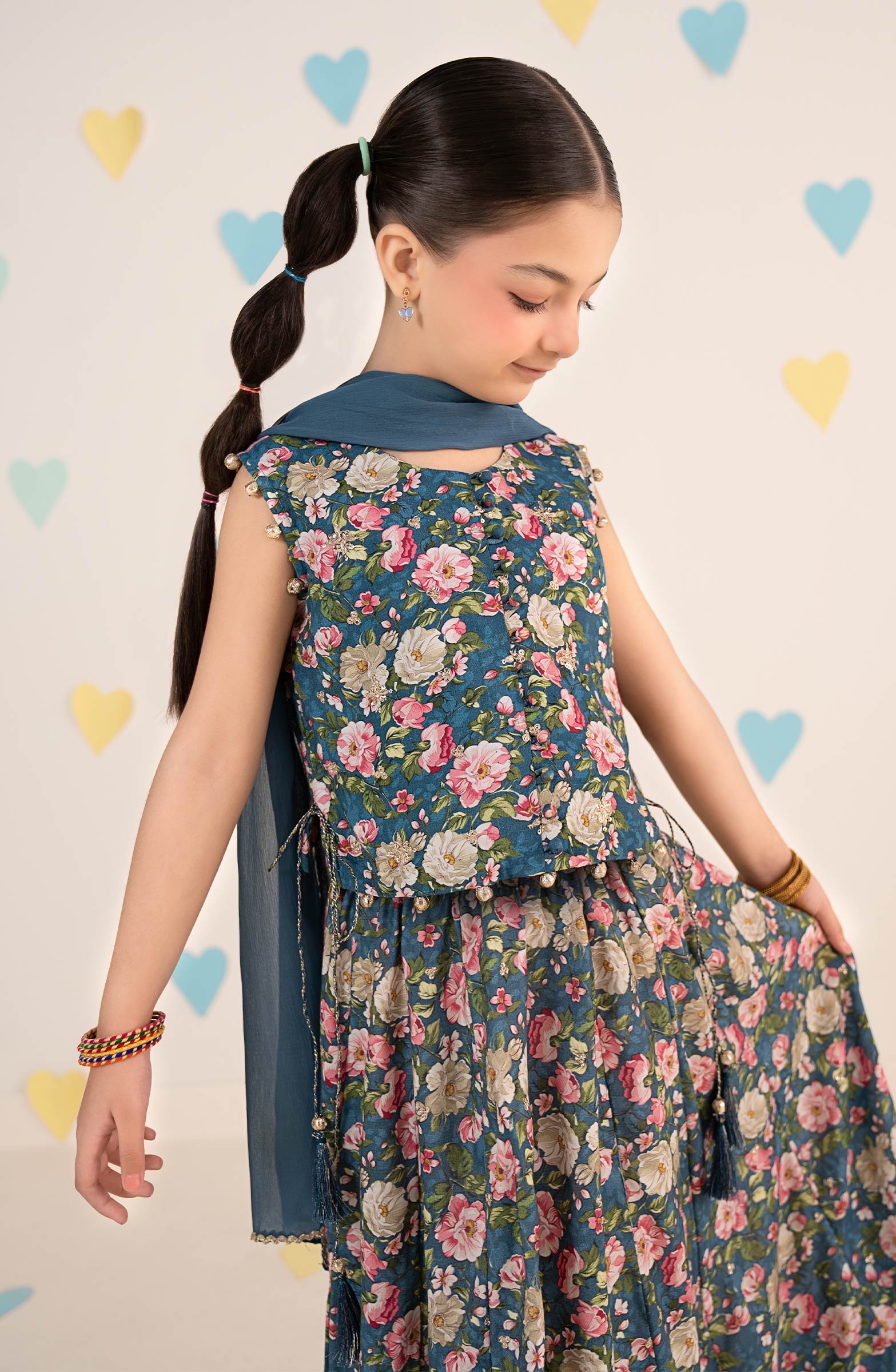 kids-clothes-mks-ea26-07-blue by Maria B Kids - Designer Dress  - Type : KidsClothes - Available at Libasekhas UK - 100% Original 