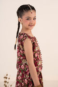 kids-clothes-mks-ea26-07-maroon by Maria B Kids - Designer Dress  - Type : KidsClothes - Available at Libasekhas UK - 100% Original 