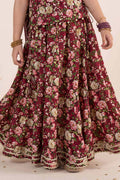 kids-clothes-mks-ea26-07-maroon by Maria B Kids - Designer Dress  - Type : KidsClothes - Available at Libasekhas UK - 100% Original 