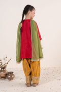 kids-clothes-mks-ea26-09-red-and-mustard by Maria B Kids - Designer Dress  - Type : KidsClothes - Available at Libasekhas UK - 100% Original 
