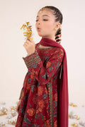 kids-clothes-mks-ea26-12-maroon by Maria B Kids - Designer Dress  - Type : KidsClothes - Available at Libasekhas UK - 100% Original 