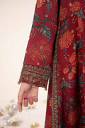 kids-clothes-mks-ea26-12-maroon by Maria B Kids - Designer Dress  - Type : KidsClothes - Available at Libasekhas UK - 100% Original 