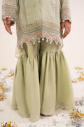 kids-clothes-mks-ea26-16-mint-green by Maria B Kids - Designer Dress  - Type : KidsClothes - Available at Libasekhas UK - 100% Original 