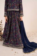 kids-clothes-mks-ea26-17-navy-blue by Maria B Kids - Designer Dress  - Type : KidsClothes - Available at Libasekhas UK - 100% Original 