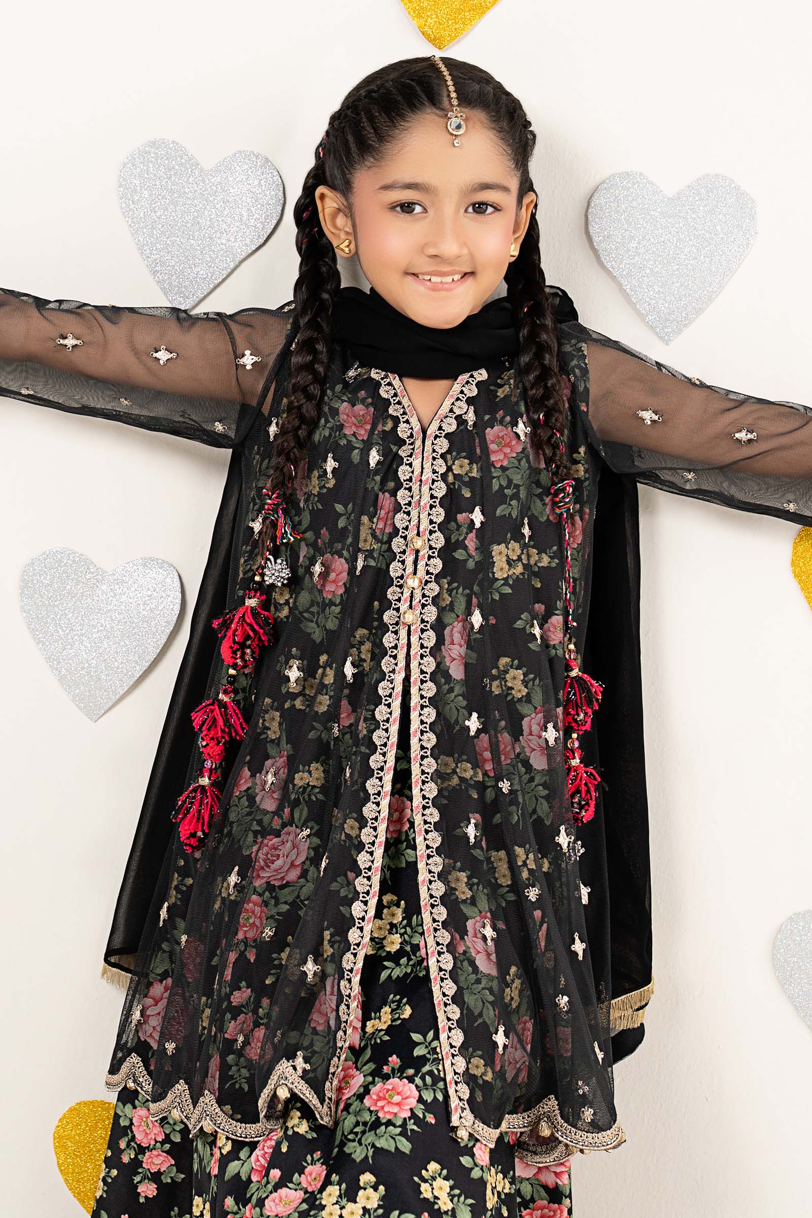 kids-clothes-mks-ea26-18-black by Maria B Kids - Designer Dress  - Type : KidsClothes - Available at Libasekhas UK - 100% Original 