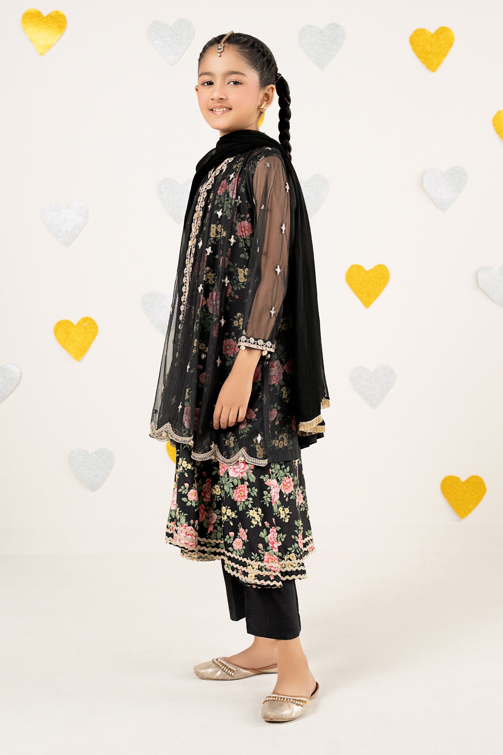 kids-clothes-mks-ea26-18-black by Maria B Kids - Designer Dress  - Type : KidsClothes - Available at Libasekhas UK - 100% Original 