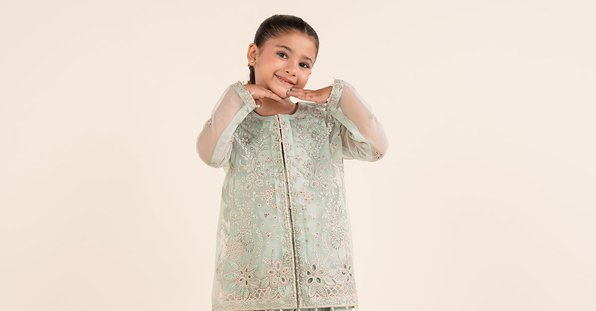 kids-clothes-mks-ea26-20-light-blue by Maria B Kids - Designer Dress  - Type : KidsClothes - Available at Libasekhas UK - 100% Original 