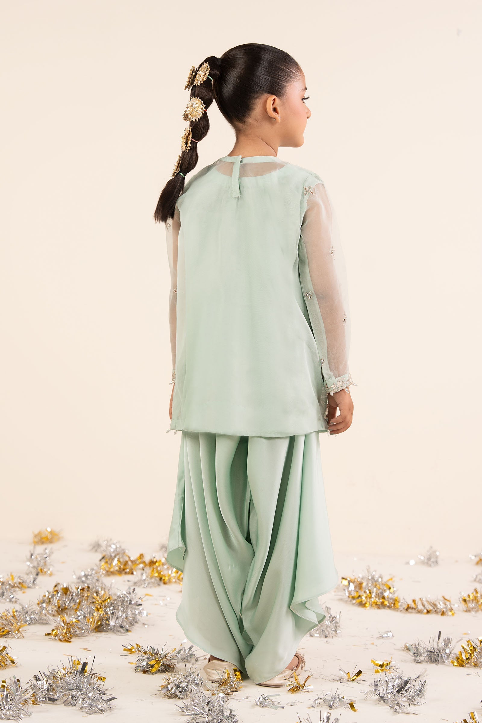 kids-clothes-mks-ea26-20-light-blue by Maria B Kids - Designer Dress  - Type : KidsClothes - Available at Libasekhas UK - 100% Original 