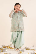 kids-clothes-mks-ea26-20-light-blue by Maria B Kids - Designer Dress  - Type : KidsClothes - Available at Libasekhas UK - 100% Original 