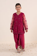 kids-clothes-mks-ea26-21-tea-pink by Maria B Kids - Designer Dress  - Type : KidsClothes - Available at Libasekhas UK - 100% Original 