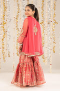 2 Piece Embroidered Organza Suit - Kids Clothing - available at Maria Faisal in UK and USA.