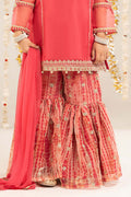 2 Piece Embroidered Organza Suit - Kids Clothing - available at Maria Faisal in UK and USA.