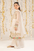2 Piece Embroidered Organza Suit - Kids Clothing - available at Maria Faisal in UK and USA.