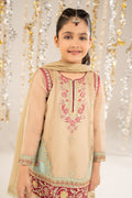 2 Piece Embroidered Organza Suit - Kids Clothing - available at Maria Faisal in UK and USA.