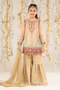 2 Piece Embroidered Organza Suit - Kids Clothing - available at Maria Faisal in UK and USA.