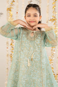 2 Piece Embroidered Organza Suit - Kids Clothing - available at Maria Faisal in UK and USA.