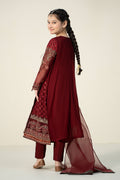 Maria B | 3 Piece Embroidered Suit | MKS-EF23-32R1 - by - Libasekhas UK - Registered Vendor of : Maria B - 100% Original Designer Dresss