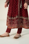 Maria B | 3 Piece Embroidered Suit | MKS-EF23-32R1 - by - Libasekhas UK - Registered Vendor of : Maria B - 100% Original Designer Dresss