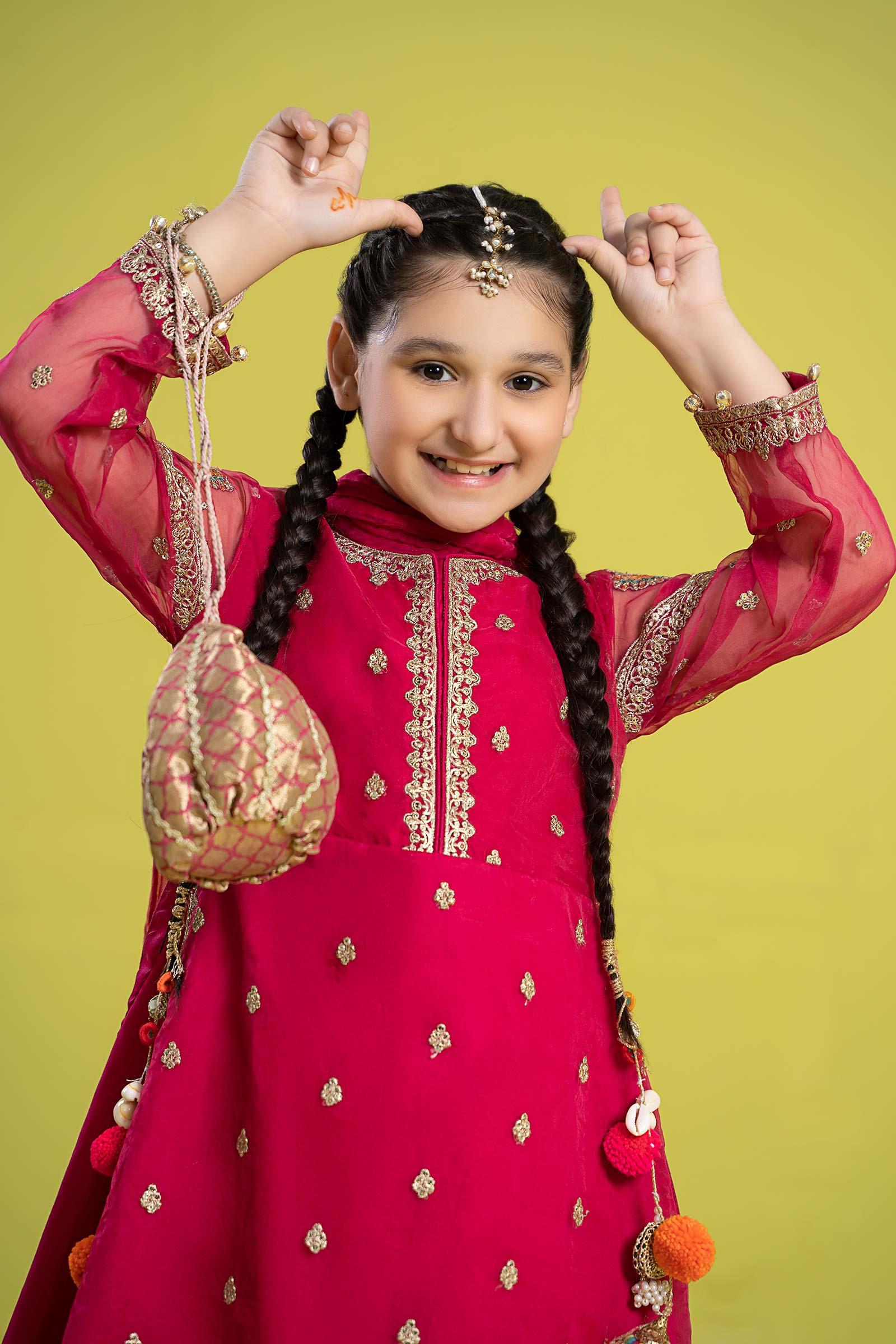 Maria B | 3 Piece Embroidered Organza Suit | MKS-EF24-23 - by - Libasekhas UK - Registered Vendor of : Maria B - 100% Original Designer Dresss