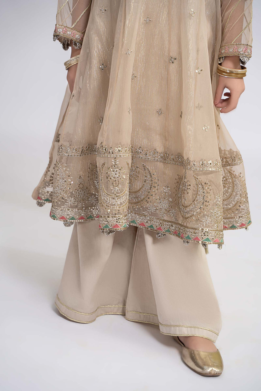 Maria B | 3 Piece Embroidered Organza Suit | MKS-EF24-26 - by - Libasekhas UK - Registered Vendor of : Maria B - 100% Original Designer Dresss