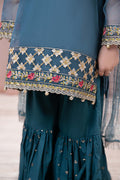 Maria B | 3 Piece Embroidered Organza Suit | MKS-EF24-29 - by - Libasekhas UK - Registered Vendor of : Maria B - 100% Original Designer Dresss