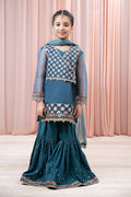 Maria B | 3 Piece Embroidered Organza Suit | MKS-EF24-29 - by - Libasekhas UK - Registered Vendor of : Maria B - 100% Original Designer Dresss