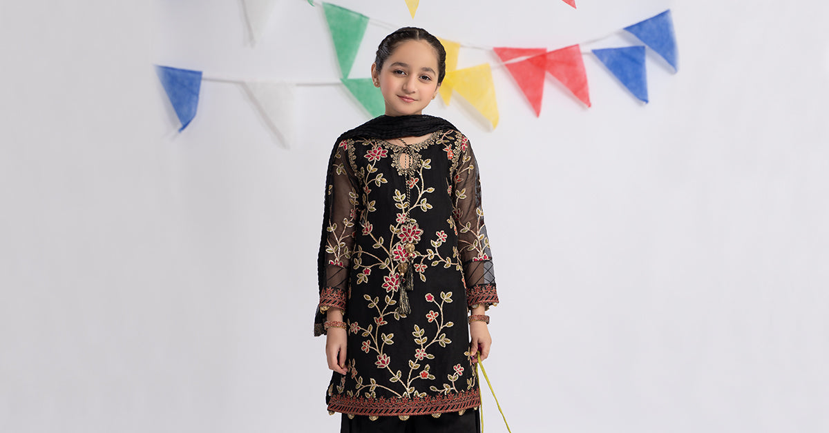 Maria B | 3 Piece Embroidered Organza Suit | MKS-EF24-30 - by - Libasekhas UK - Registered Vendor of : Maria B - 100% Original Designer Dresss