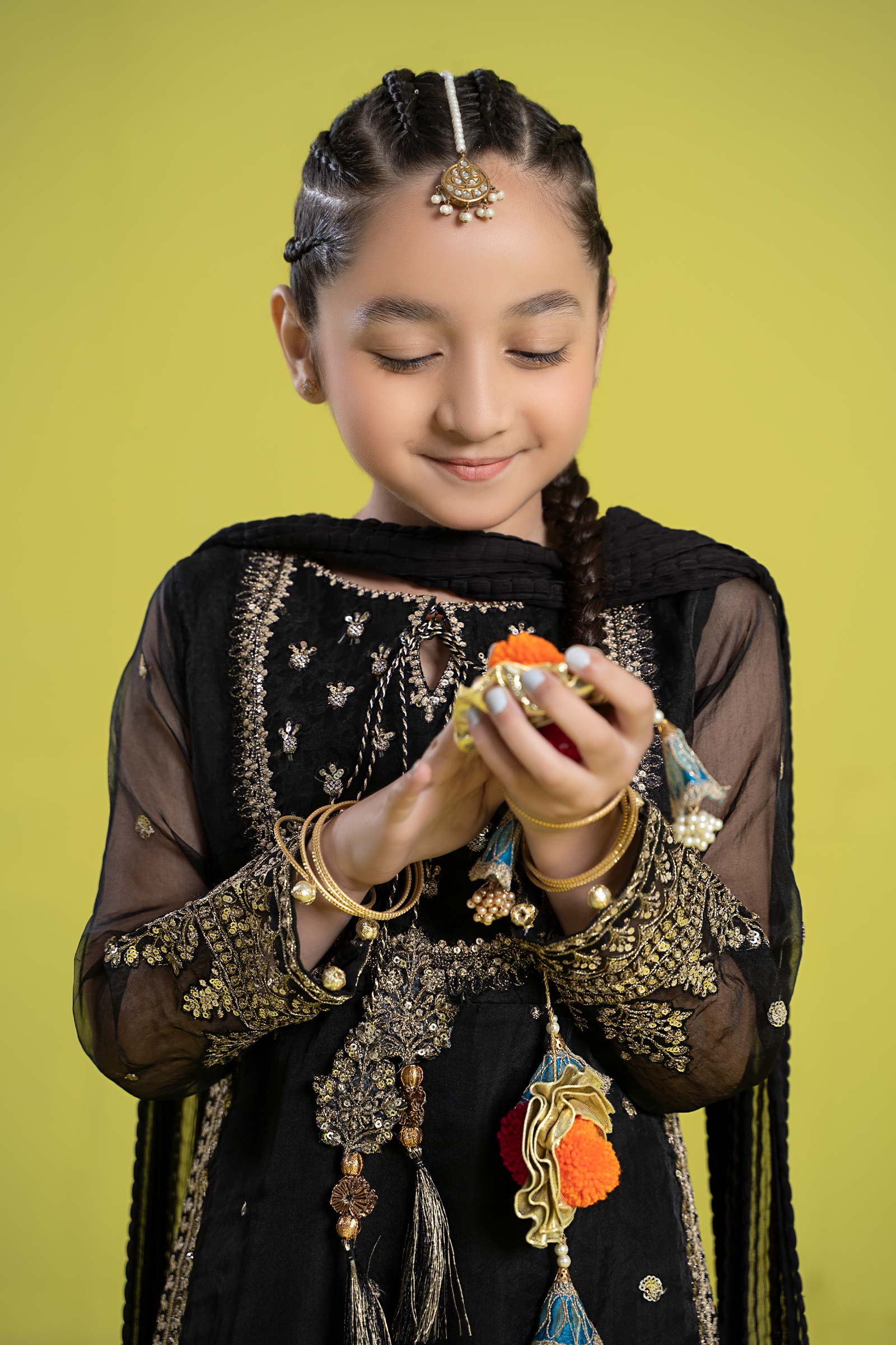 Maria B | 3 Piece Embroidered Organza Suit | MKS-EF24-37 - by - Libasekhas UK - Registered Vendor of : Maria B - 100% Original Designer Dresss