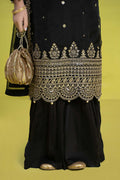 Maria B | 3 Piece Embroidered Organza Suit | MKS-EF24-37 - by - Libasekhas UK - Registered Vendor of : Maria B - 100% Original Designer Dresss