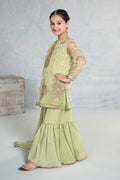 Maria B | 3 Piece Embroidered Organza Suit | MKS-EF24-45 - by - Libasekhas UK - Registered Vendor of : Maria B - 100% Original Designer Dresss
