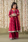 Maria B | 3 Piece Embroidered Raw Silk Suit | MKS-EF25-07 - by - Libasekhas UK - Registered Vendor of : Maria B - 100% Original Designer Dresss