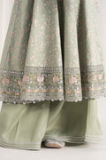 Maria B | 3 Piece Embroidered Cotton Satin Suit | MKS-EF25-08 - by - Libasekhas UK - Registered Vendor of : Maria B - 100% Original Designer Dresss