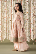 Maria B | 3 Piece Embroidered Cotton Satin Suit | MKS-EF25-08 - by - Libasekhas UK - Registered Vendor of : Maria B - 100% Original Designer Dresss