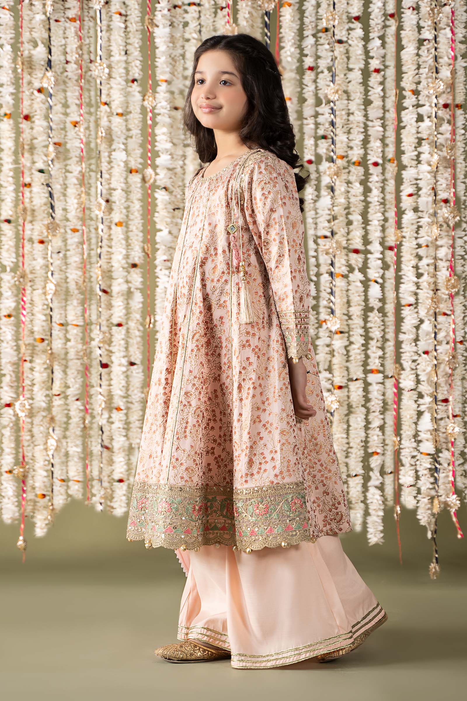 Maria B | 3 Piece Embroidered Cotton Satin Suit | MKS-EF25-08 - by - Libasekhas UK - Registered Vendor of : Maria B - 100% Original Designer Dresss
