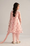 3 Piece Printed Poly Organza Suit - Kids Clothing - available at Maria Faisal in UK and USA.