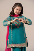 Maria B | 3 Piece Embroidered Organza Suit | MKS-EF25-16 - by - Libasekhas UK - Registered Vendor of : Maria B - 100% Original Designer Dresss