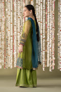 Maria B | 3 Piece Embroidered Organza Suit | MKS-EF25-21 - by - Libasekhas UK - Registered Vendor of : Maria B - 100% Original Designer Dresss