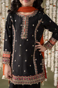 Maria B | 3 Piece Embroidered Raw Silk Suit | MKS-EF25-25 - by - Libasekhas UK - Registered Vendor of : Maria B - 100% Original Designer Dresss