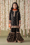 Maria B | 3 Piece Embroidered Raw Silk Suit | MKS-EF25-25 - by - Libasekhas UK - Registered Vendor of : Maria B - 100% Original Designer Dresss