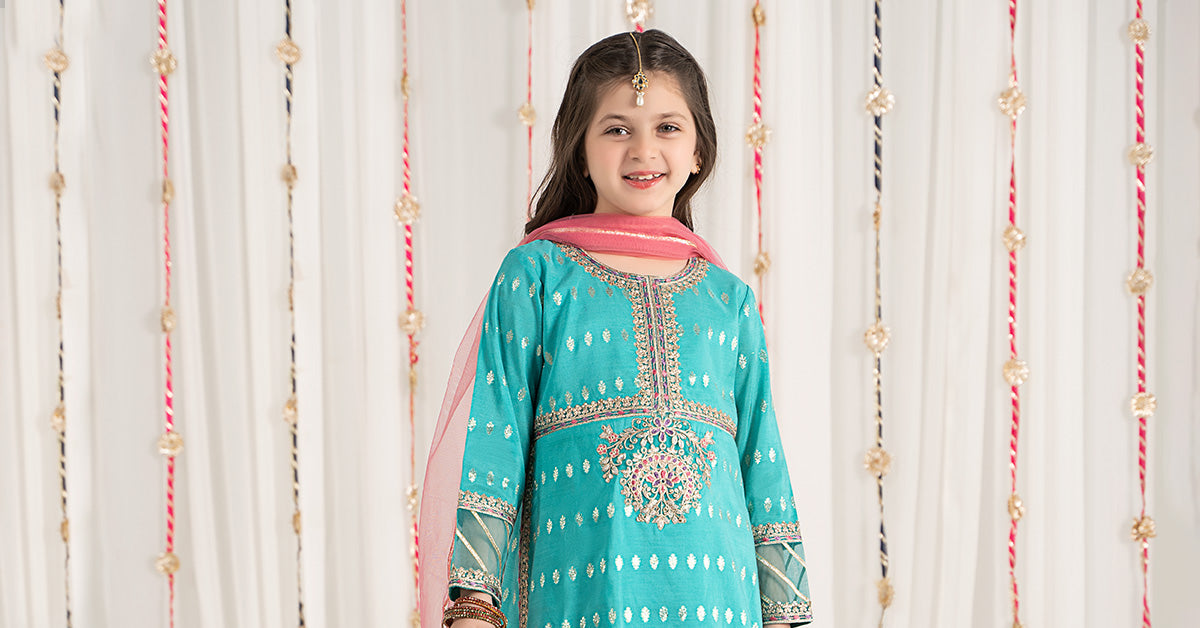 Maria B | 3 Piece Embroidered Raw Silk Suit | MKS-EF25-30 - by - Libasekhas UK - Registered Vendor of : Maria B - 100% Original Designer Dresss