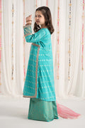 Maria B | 3 Piece Embroidered Raw Silk Suit | MKS-EF25-30 - by - Libasekhas UK - Registered Vendor of : Maria B - 100% Original Designer Dresss