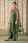 Maria B | 3 Piece Embroidered Organza Suit | MKS-EF25-32 - by - Libasekhas UK - Registered Vendor of : Maria B - 100% Original Designer Dresss
