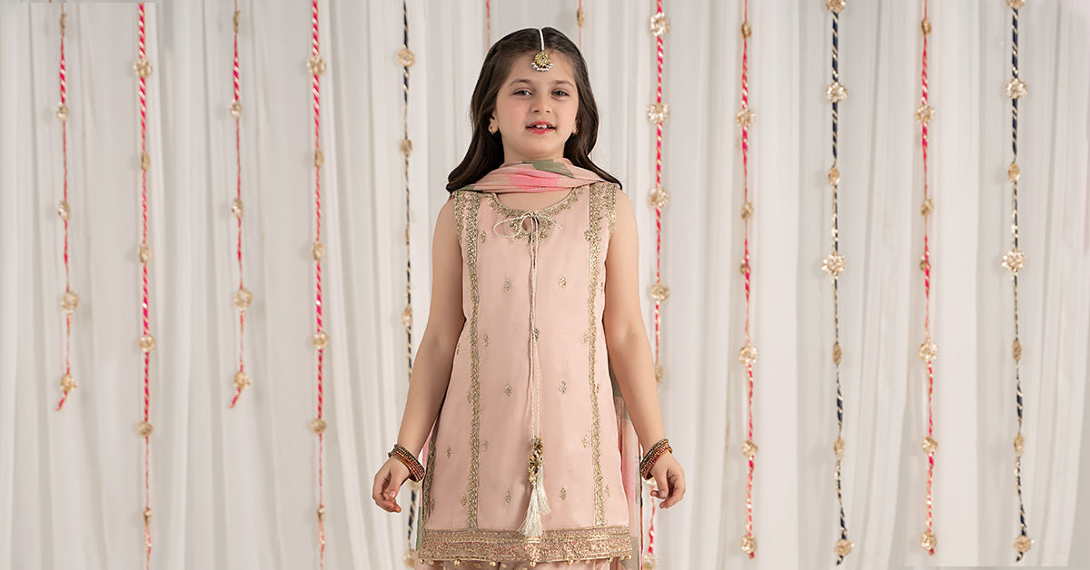 Maria B | 3 Piece Embroidered Cotton Satin Suit | MKS-EF25-35 - by - Libasekhas UK - Registered Vendor of : Maria B - 100% Original Designer Dresss