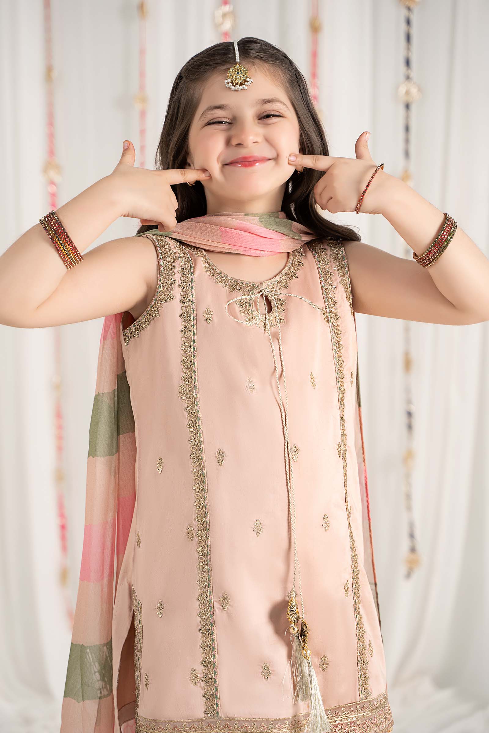Maria B | 3 Piece Embroidered Cotton Satin Suit | MKS-EF25-35 - by - Libasekhas UK - Registered Vendor of : Maria B - 100% Original Designer Dresss