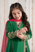 Maria B | 3 Piece Embroidered Cotton Satin Suit | MKS-EF25-41 - by - Libasekhas UK - Registered Vendor of : Maria B - 100% Original Designer Dresss